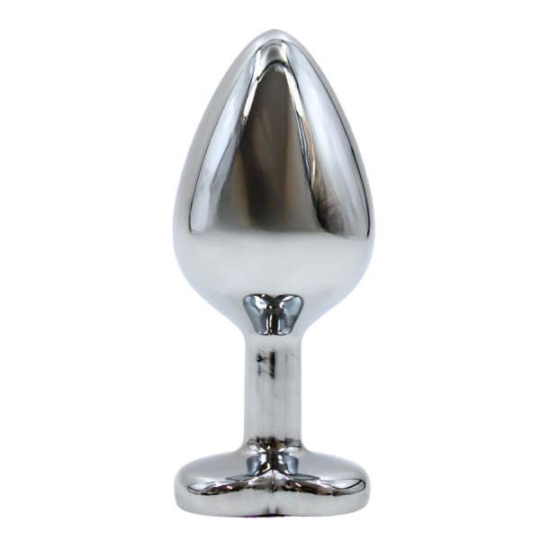 Plug bijou en aluminium bijou coeur violet Medium LOVELY 